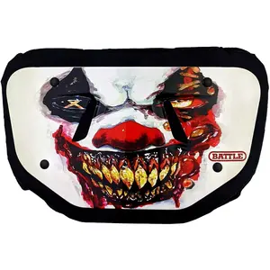 Battle Sports Krazy Klown Chrome Football Back Plate