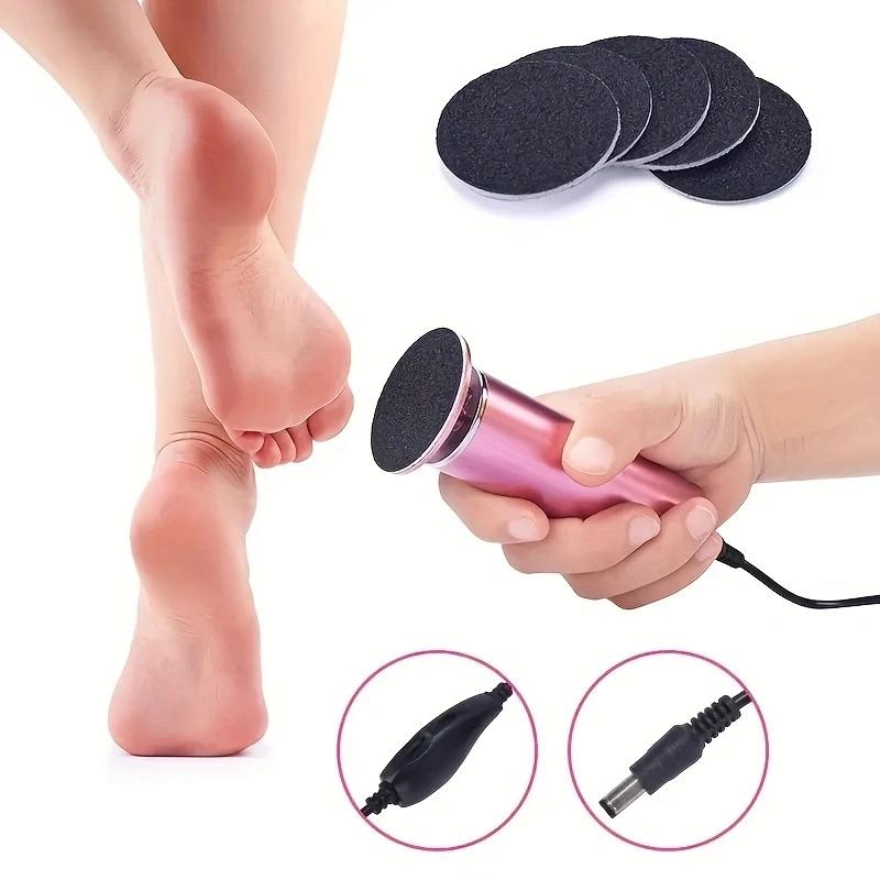 Electric Foot Callus Remover Foot Care File Heels Dead Skin Pedicure Tool Electronic Foot Grinder and Replacement Sandpaper Eleven Ever