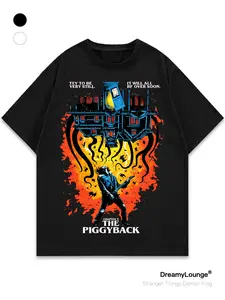 Stranger Things Eleven Graphic Tee, Fitted Casual Short Sleeve for Everyday Wear, Breathable Home or Outing Shirt for Fall & Winter