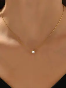 Elegant Bamboo Leaf Pendant High End Necklace, Daily Wear Necklace, Stainless Steel Chain with Rhinestones, Perfect Birthday Gift for Women