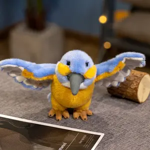 Realistic Mockingbird Plush Toy, Colorful Bird Decoration for Balcony Yard, Cute Birthday Gift for Kids, Unisex Soft Stuffed Animal