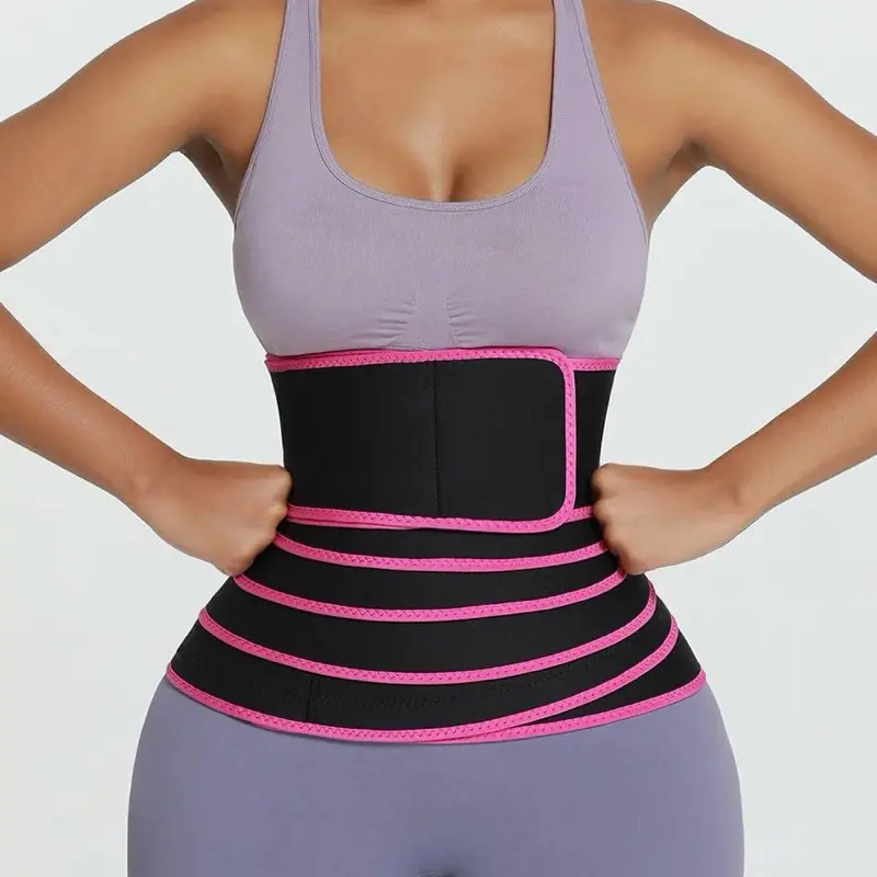 Neoprene Tummy Control Fitting Waist Trimmer Wrap Shaper Belt One Size Fits All