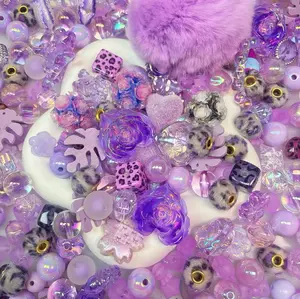 Acrylic Beads Mix DIY for Keychain or Pen--Shovel in Live