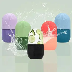 Portable Ice Face Roller, Facial Contour Massager For Naturally Conditioning, Face Lifting Roller, Facial Mold Cube Ice Roller, Ice Compress Skin Care Tool