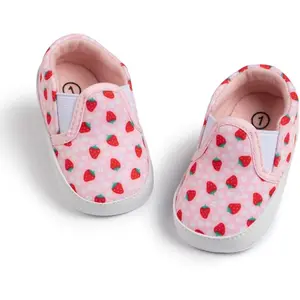 L-B01  Morbido Infant Baby Boys Girls Canvas Sneaker Toddler Slip On Anti Skid Newborn First Walkers Candy Shoes for 0-18 Months