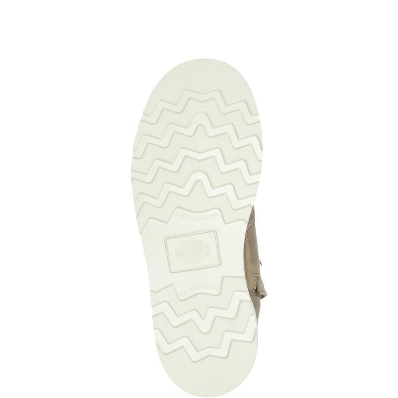 Harley-Davidson Denway 7" D87232 Womens Beige Leather Motorcycle Boots