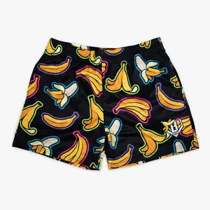 [Trending] Banana Graphic Youth Shorts – Kids Basketball Athletic Shorts, Lightweight Quick Dry Sportswear