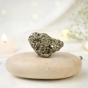 Astrotalk Natural Raw Pyrite Stone | Wealth Manifestation & Energy Healing Crystal | 50gm - 75gm | Attracts Financial Abundance & Success | Confidence Booster Stone | Unique Home Decor | Spiritual Energy Gift | Good Luck Crystal