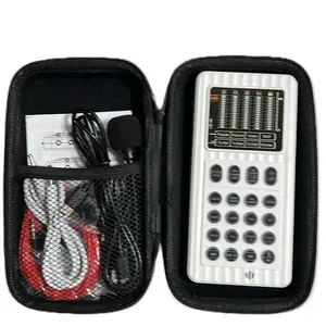 HiCall M01 Mini Portable Vocal Recording Studio with 4 Voice-Changing Modes & 16 Pitch Styles for Outdoor Live Streaming TikTok YouTube Podcasts Content Creation