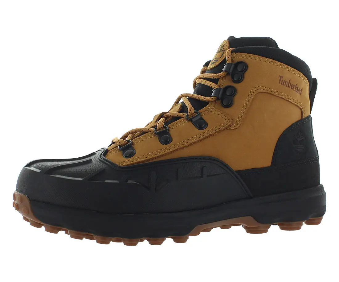Timberland Boys' GS Mid-Calf Waterproof Hiking Boots - Laced, Rubber Shell Toe Cap, Kids' Sports & Outdoor Footwear, Boys Shoes
