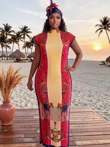 Women's Animal Print Satin Shawl Set, Animal Print Pattern, Elegant Long Robe & Scarf, Beach Sun Protection Silk Wrap, All Seasons Fashion Accessory