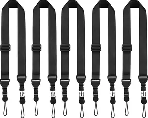 5 Pack Universal  Strap, Replacement Nylon  Lanyard, Comfortable Adjustable  Strap for iPad, Camera, Crossbody Bag, Binocular, Tablet