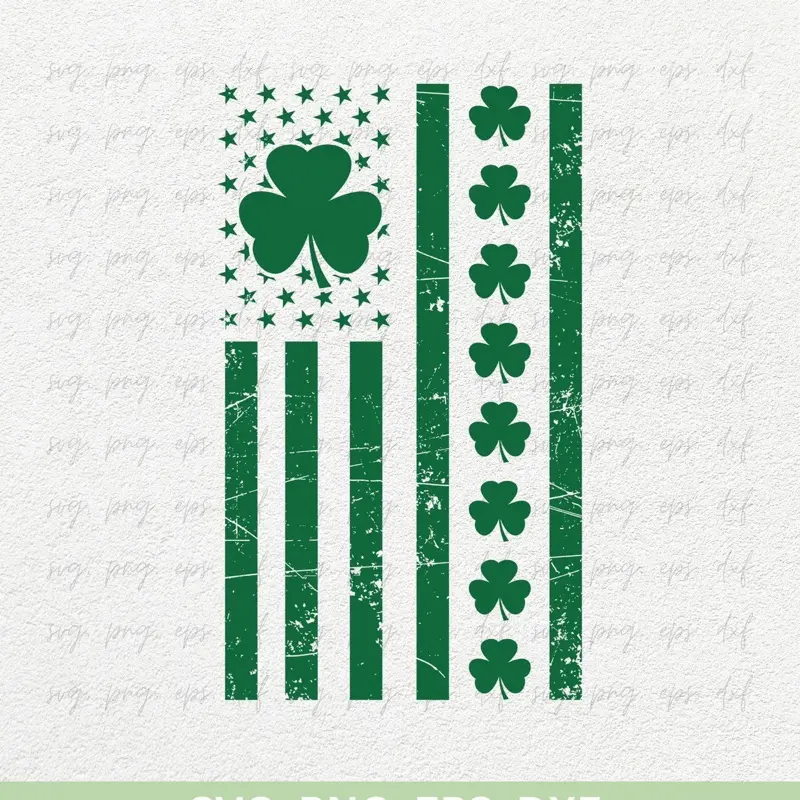 Irish American flag vinyl decal, many colors to chose from. Indoor/outdoor use. Weather resistant . Easily apply to any solid smooth surface. Irish pride and st patty’s day. 5 inches Personalized Car Exterior Stickers