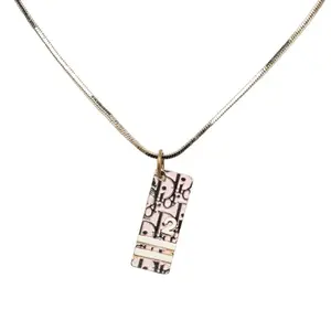 Pre-owned Dior Zinc Alloy Small Leather Goods Trotter Necklace
