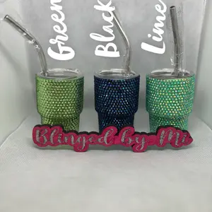 Blinged Stainless Steel Shot Cup Drinkware Tumblers