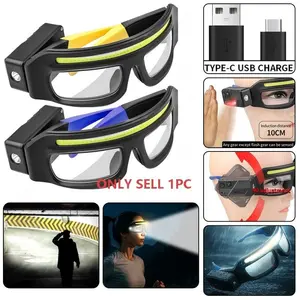 New Xte Multi-Function Goggles Light, Type-C Charging Warning Headlight, Compact and Portable, Motion Sensor Headlight