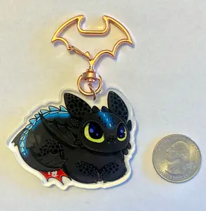 Toothless Loaf - How To Train Your Dragon Keychain