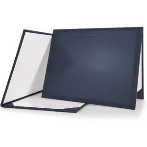 Diploma Cover 8.5x11 Graduation Certificate Document Holder Letter Size Navy