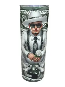 Chicano Leo King Zodiac - July 23rd - Aug 22nd - 20oz oz 20 oz. 20oz. - Skinny Straight Sublimation Tumbler - Amy's Tumbler Junkies!