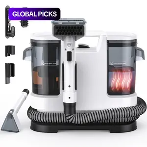 Lubluelu-600W Upholstery & Carpet Cleaner Vacuum Steamer – 15kPa Powerful Suction, 1.75L Clean/Dirty Water Tanks, Long Hose & 5M Cord, Portable Deep Cleaning Machine for Sofa, Mattress, Car Seats, and Rugs #GLOBAL PICKS