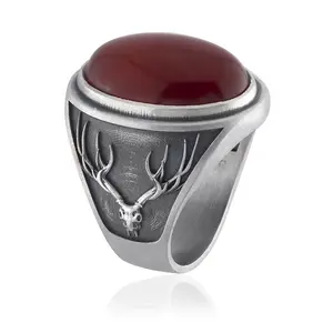 Buckhorn Carnelian Ring