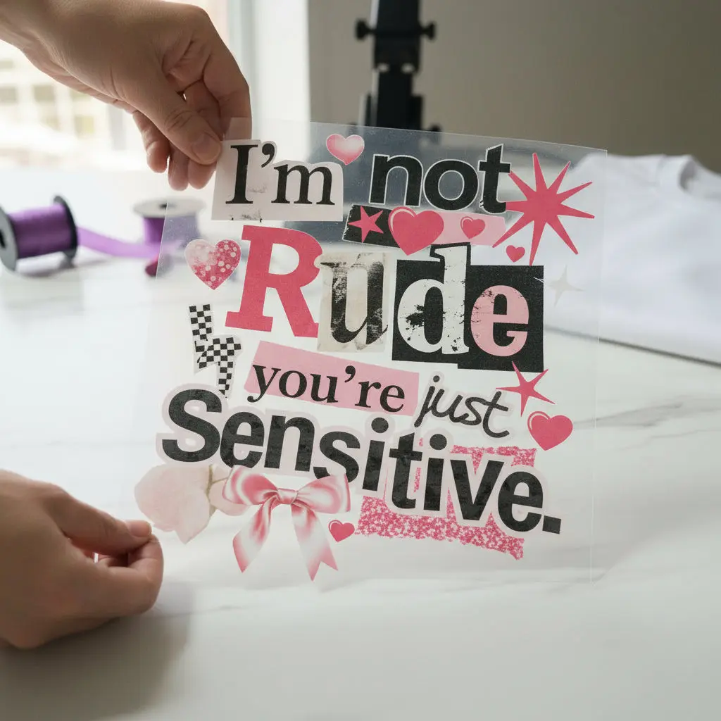 I'm Not Rude, You're Just 12x12 Ready-to-Press DTF Transfer