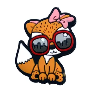 1pc Do I Look Like I Give a Fox? Silicone Focal Beads | Fox Shape Beading Supplies DIY