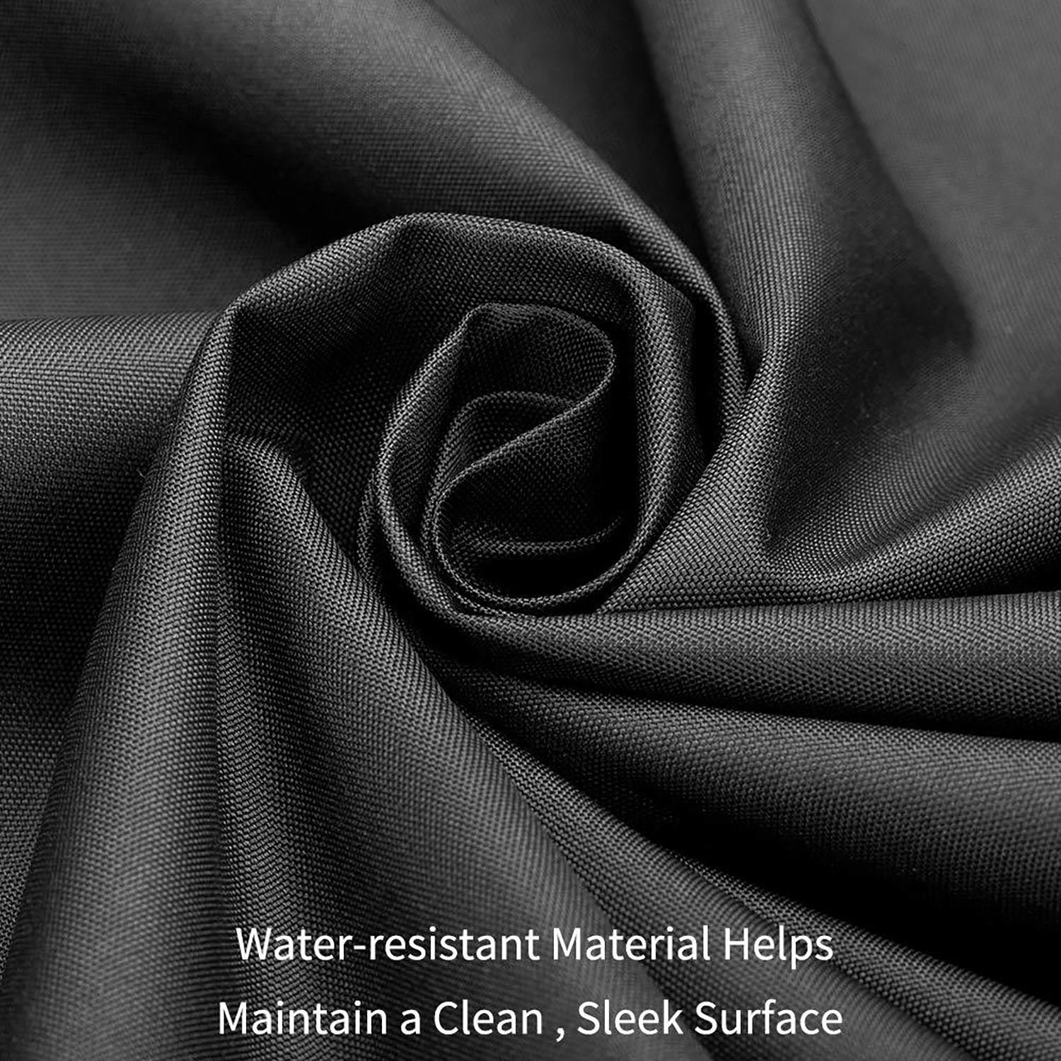72in Large Waterproof BBQ Gas Grill Cover - 72x26x51", Anti-UV, Windproof, Colorfast Spun Polyester, Adjustable Hook-and-Loop Straps, Elastic Hem Drawstring - Fits Weber, Char-Broil, Monument, Dyna-Glo, Nexgrill - Outdoor Grill All-Year Protection