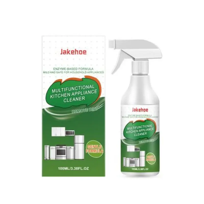 Kitchen Appliance Cleaner, Multifunctional Cleaner, Gentle Oil Stain Remover, Brightening Kitchen Appliances, Effective Cleaning Agent, Easy to Use, Liquid Cleaner, Kitchen Cleaning Product, Effective Stain Removal, Stove Cleaner