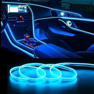 5 Meter USB Powered LED Neon Light Strip, High Brightness Flexible Atmosphere Lamp, Car Interior Decoration, DIY Party Decorations, Car Interior Lighting, Interior Car Lights