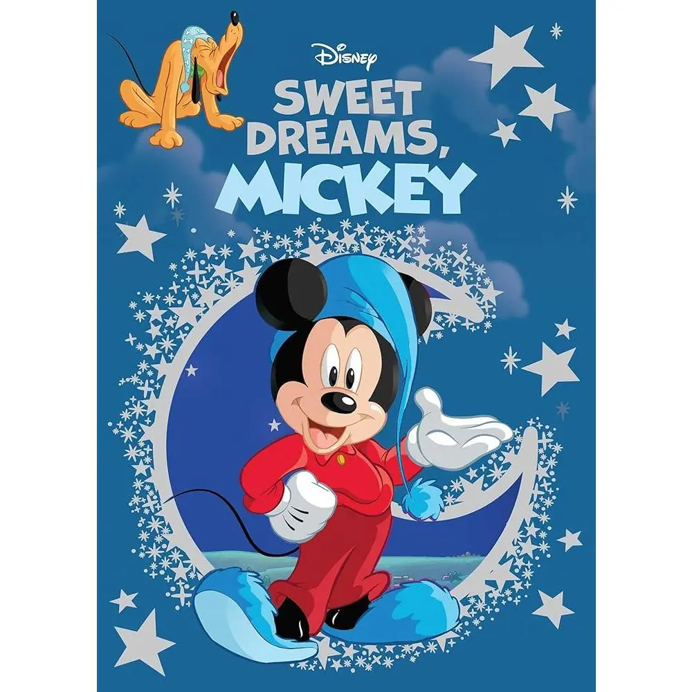 Disney Die-Cut Classics: Mickey Sweet Dreams Children's Book - Cozy Bedtime Stories, Beautiful Illustrations, Ideal for Family Slumber Party Reading