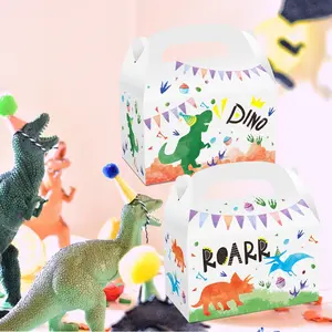 12-Piece Dinosaur Theme Birthday Gift Box, Party Decorations for Birthdays, Baby Showers, Weddings, Dinosaur Style Party Supplies