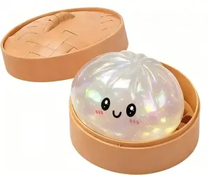 Glitter&Macaron Series Expressive Big Dumpling Squishy Blind Box