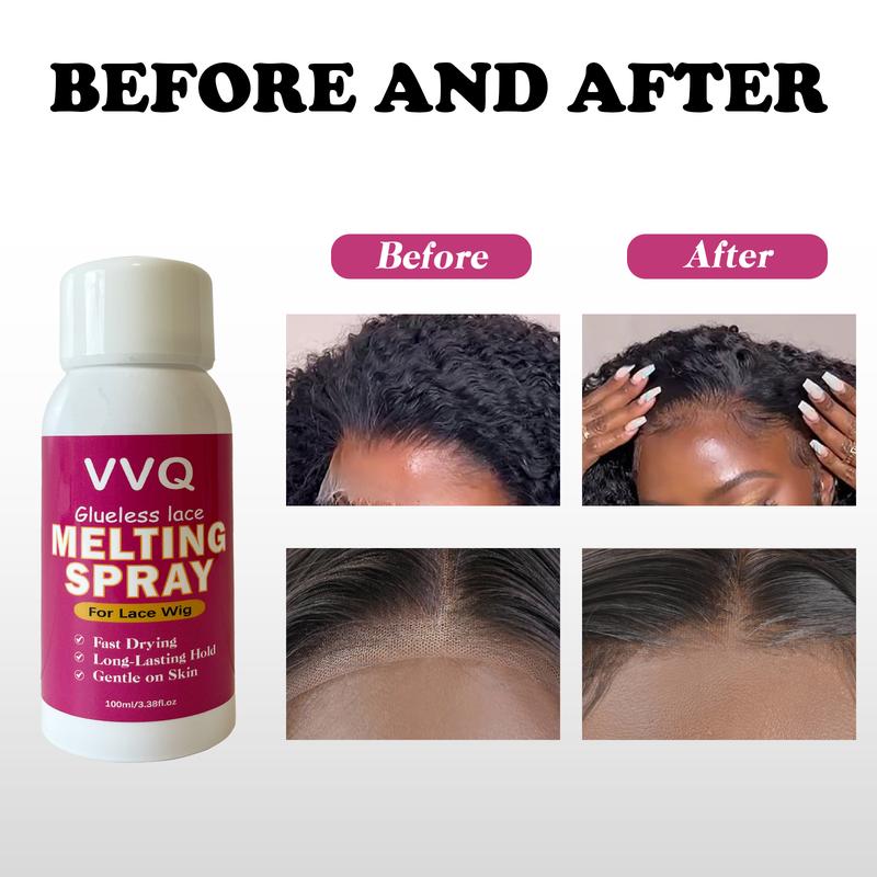 VVQ BEAUTE Wig Lace Glue for Wigs Lace Melting Spray for Wigs Lace Bond Spray Glue Adhesive Wig Install Kit With Glue Remover