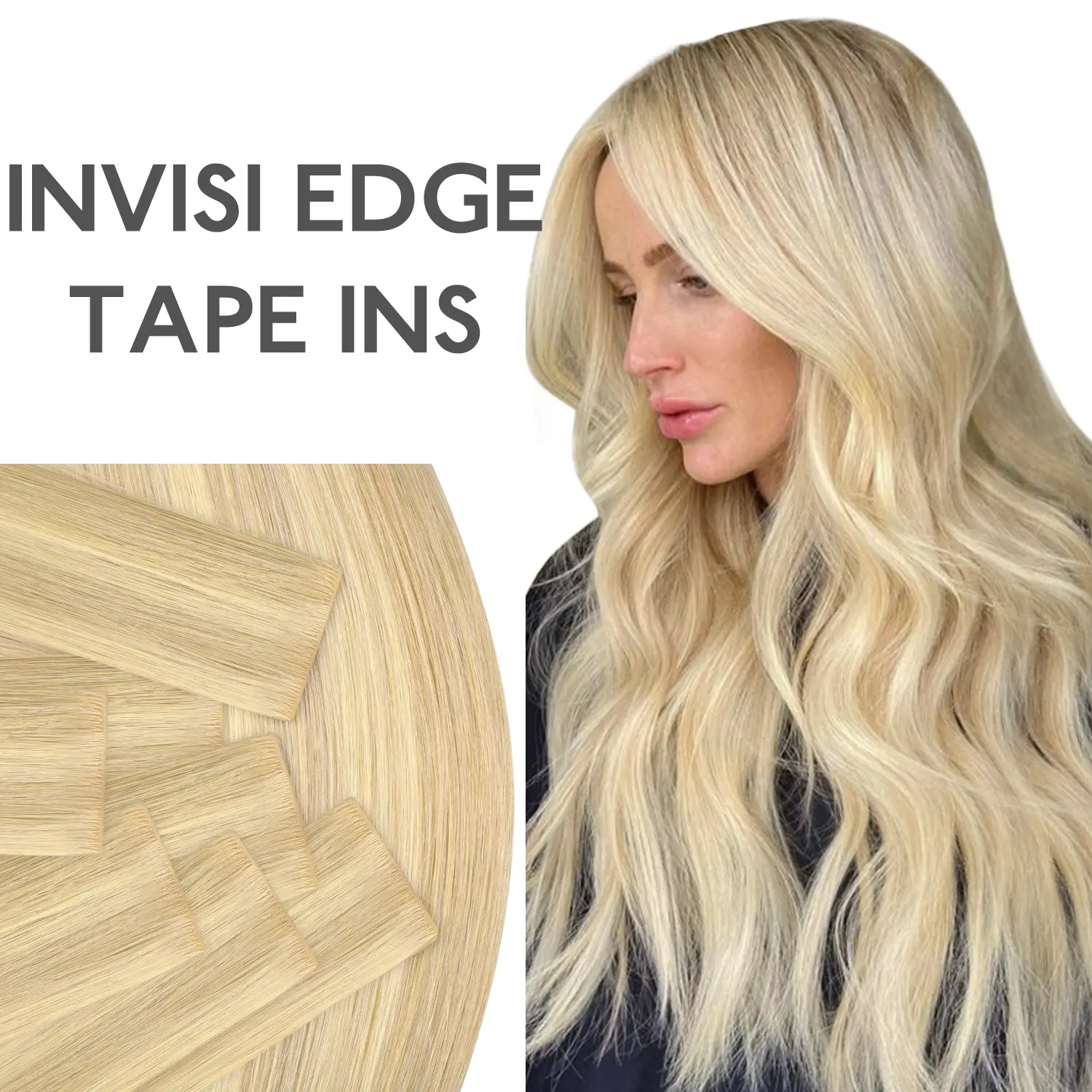 #16/22 Light Blonde Highlighted Golden Blonde