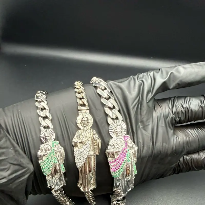 Saint Jude bracelet  silver925/plata italiana