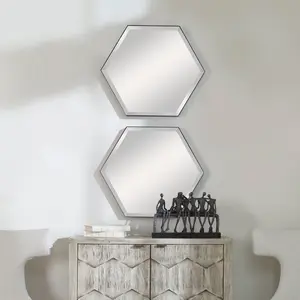 Uttermost Amaya Octagonal Mirrors, S/2 09762
