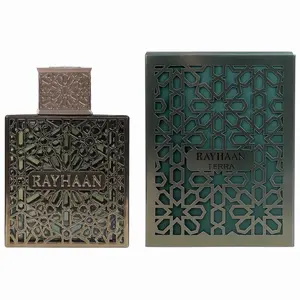 Rayhaan Terra Unisex Eau de Parfum Spray 3.4 Ounce Long Lasting Floral Scent for Men & Women with Frankincense Cardamom and Vanilla Notes Anise Maltol