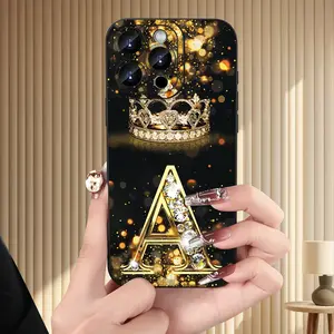 A creative letter A pattern phone case, TPU shockproof full protection case, suitable for iPhone 17/16/15/14/13/12/11 PRO MAX PLUS AIR E XS and PROMAX MINI, an ideal gift for friends and family, MS2361