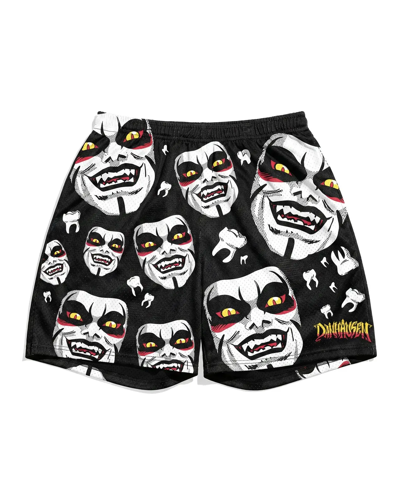 Danhausen AOP Retro Mesh Shorts – Wrestling Inspired Athletic Shorts for Men | Premium All-Over Print Gym & Streetwear Shorts | Lightweight Breathable Mesh Activewear for Training & Everyday Wear