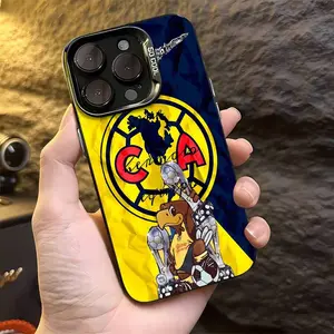 Soccer Team Logo Pattern Phone Case-Made Of TPU, Anti-Slip & Drop-Resistant. Compatible With Samsung Galaxy S26 S25 S24 S23 S22, For iphone 17 16 15 14 13 12 11 17Air Plus Pro Promax Series. An Excellent Gift For Yourself, Friends