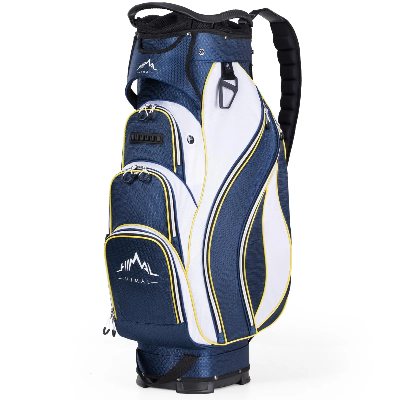 Golf Cart Bag with 14-Way Divider Top, Ample Storage Space, Men's Golf Bag with Handles and Umbrella Holder