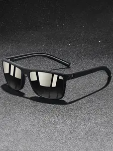 Unisex Simple Style Glasses, Trendy Casual Rectangle Frame Glasses for Everyday Use, Fashion Accessories for Outdoor Activities