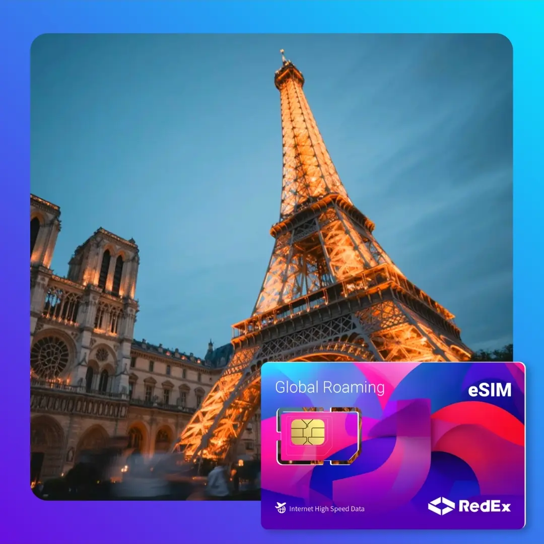 【Europe eSIM】 7-30 Days High-Speed Data I 5G/4G Compatible I Same- Day Issuance & Reliable Support I RedexSIM