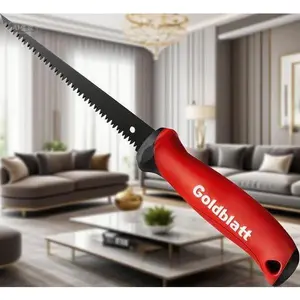 6-Inch Drywall Cutting Tool - Bi-Metal Blade with   Handle - Hand Saw for Sheetrock & Wallboard - 8-TPI Precision Design - Durable Construction for Smooth Cutting   soft grip