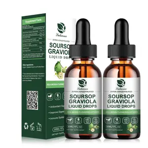 （2 Pack) LUKAREE Soursop Graviola Leaf Extract Liquid Drop Plus Pure Botanical Sea Moss for Cell Support & Regeneration, Liver, Gut & Antioxidant - Soursop Bitters Liquid, Natural Flavor, Healthcare Supplement Edible Dietary Fitness Vitamin