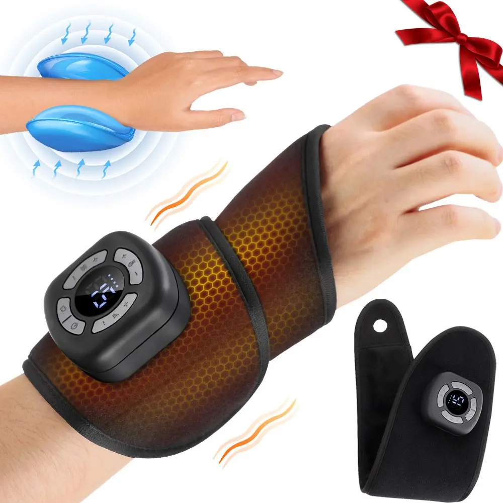 Electric Heating Hand Wrist Massager, Airbag Compression, Full Wrap Relaxation, Kneading Massage, 3 Modes, 5 Strength Levels Adjustable, Ideal Gift for Men and Women - TikTok Shop Electric Heating Hand Wrist Massager, Airbag Compression, Full Wrap Relaxation, Kneading Massage, 3 Modes, 5 Strength Levels Adjustable, Ideal Gift for Men and Women - TikTok Shop