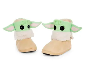 Star Wars: The Mandalorian Grogu Women's Boot Slippers Star Wars: The Mandalorian Grogu Women's Boot Slippers