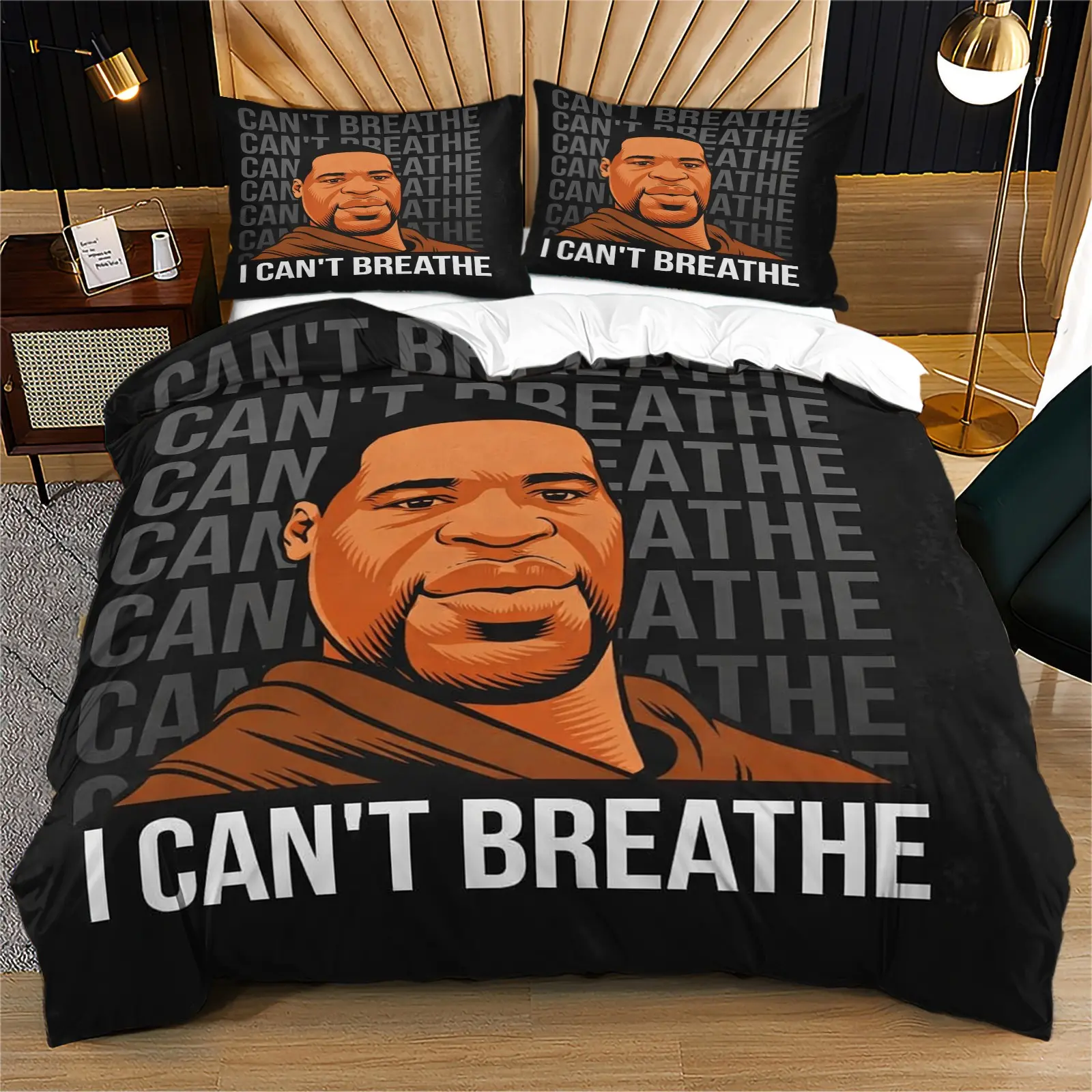 Retro Figure Printed Pattern Duvet Cover Set, Suitable For Indoor Decoration, Suitable As a Moving Or Holiday Gift, Includes 1 Duvet Cover And 1 Or 2 Pillowcases, Excluding The Duvet Core And Pillow Core