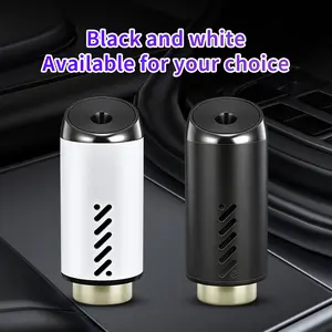 Smart Car Aroma Diffuser, Waterless Car Fragrance Machine, 3 Adjustable Modes, Includes 3 Bottles of 10ml Natural Essential Oil, Portable Aroma Scent Device for Most Vehicles
